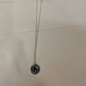 INITIAL "A" NECKLACE